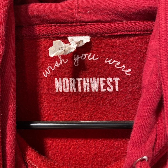 Wish You Were Northwest Lost On Purpose Hoodie - Size Medium - Picture 4 of 6